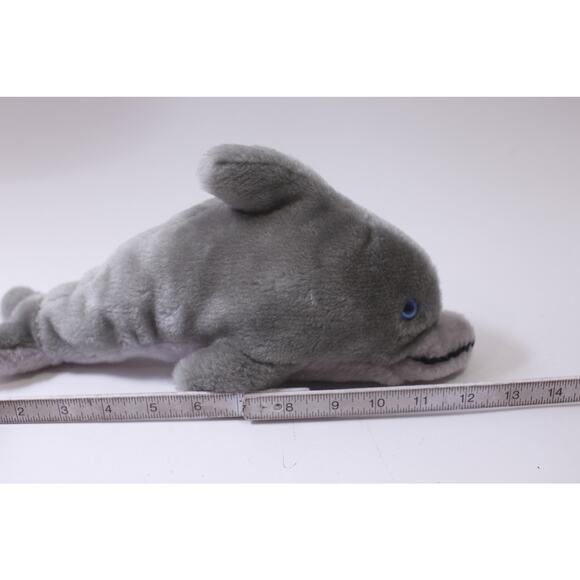 Dolphin, Medium Plush, Vintage, Toy, Sea, Ocean, Stuffed Animal, ~ 250521-WH 712 - Picture 3 of 3